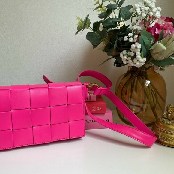 SHEIKE Tiarne Hot Pink Clutch Shoulder Bag Handbag - Picture 4 of 15